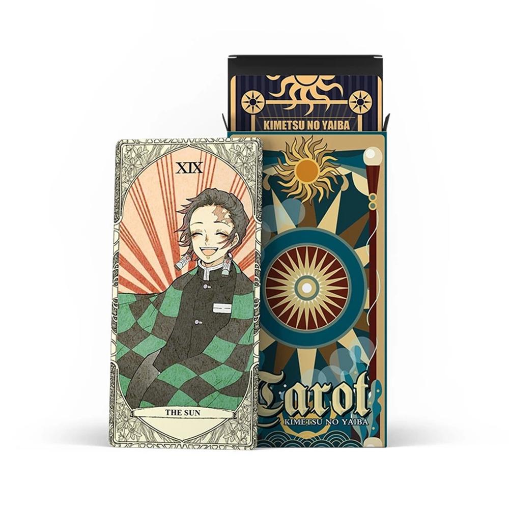 Bộ Bài Tarot 22 Lá Họa Tiết Hoạt Hình Demon Slayer Kamado Tanjirou Nezuko