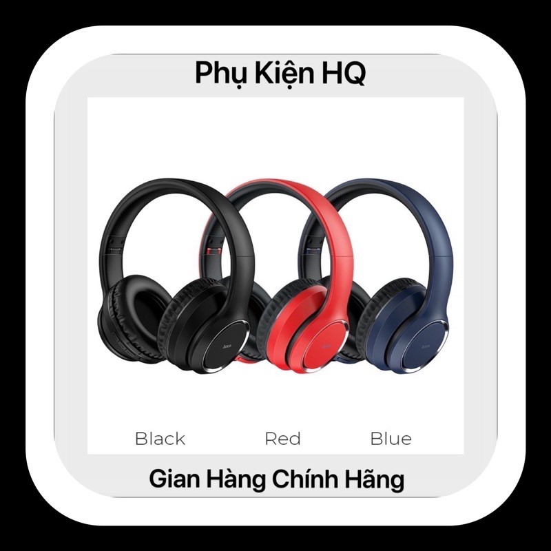 [Mã HUYE5K giảm 5K Đ.Hàng từ 249k] Tai Nghe chụp tai bluetooth W28/w29 Hoco /Hỗ trợ thẻ nhớ/Mic đàm thoại chơi game