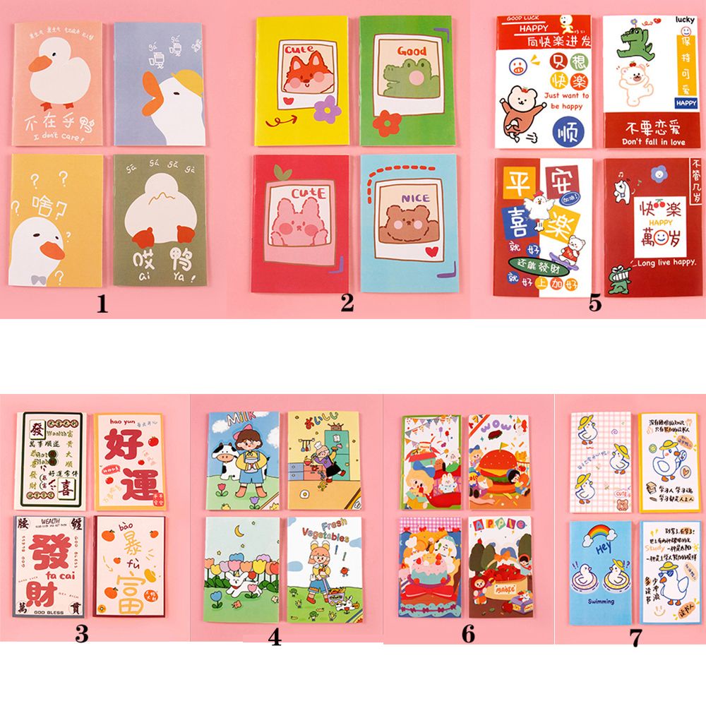 Sổ Ghi Chú Mini Di Động Dễ Thương Đa Ứng Dụng