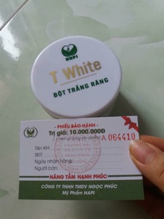 Bột trắng răng Twhite
