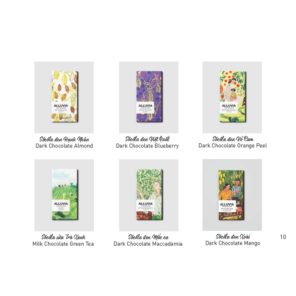 Socola đen nguyên chất Alluvia nhân Vỏ Cam thanh lớn 80 gr, dark chocolate with orange peel | BigBuy360 - bigbuy360.vn