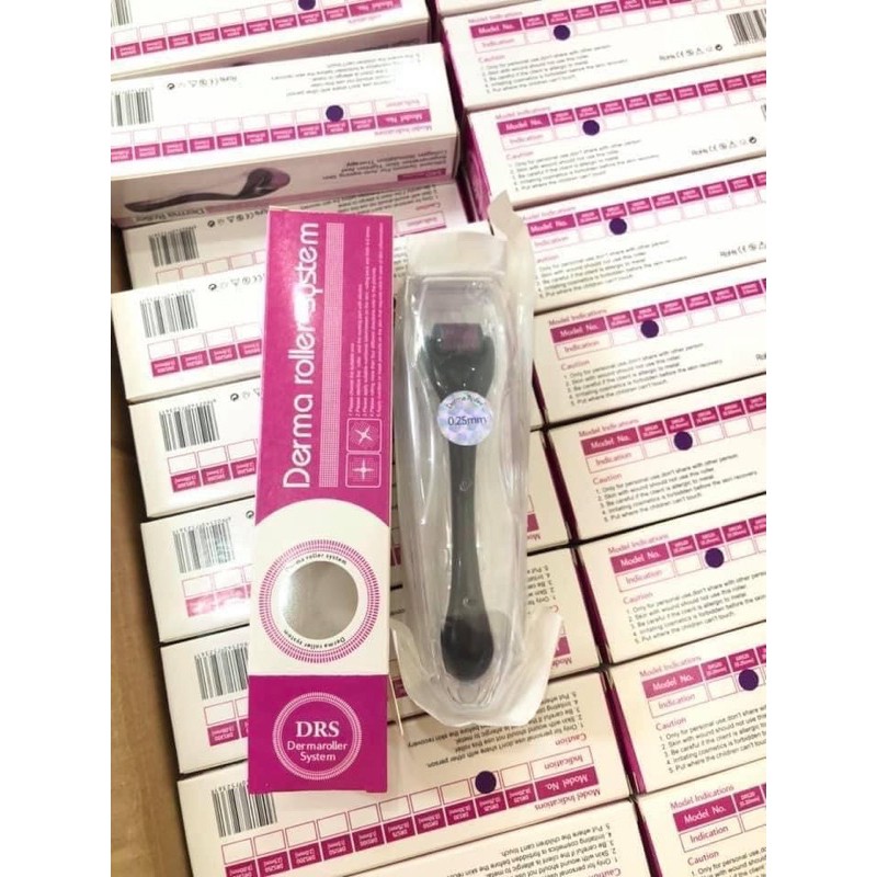 COMBO lăn kim trắng da với tinh chất GLUTATHION (1 kim lăn tím + 1 lọ glu)