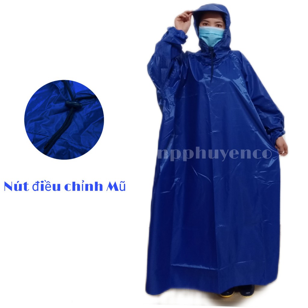 [XẢ KHO]Áo Mưa Bit Quây Không Xẻ Tà Vải Dù  siêu chống thấm 1.4m Chúc Sen  (GIÁ XƯỞNG +HÀNG SẴN+CAO CẤP)