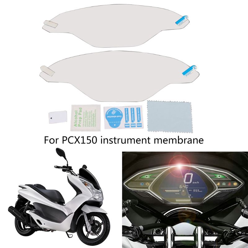 Set 2 Miếng Dán Bảo Vệ Bảng Điều Khiển Chống Trầy Xước Cho Honda PCX150