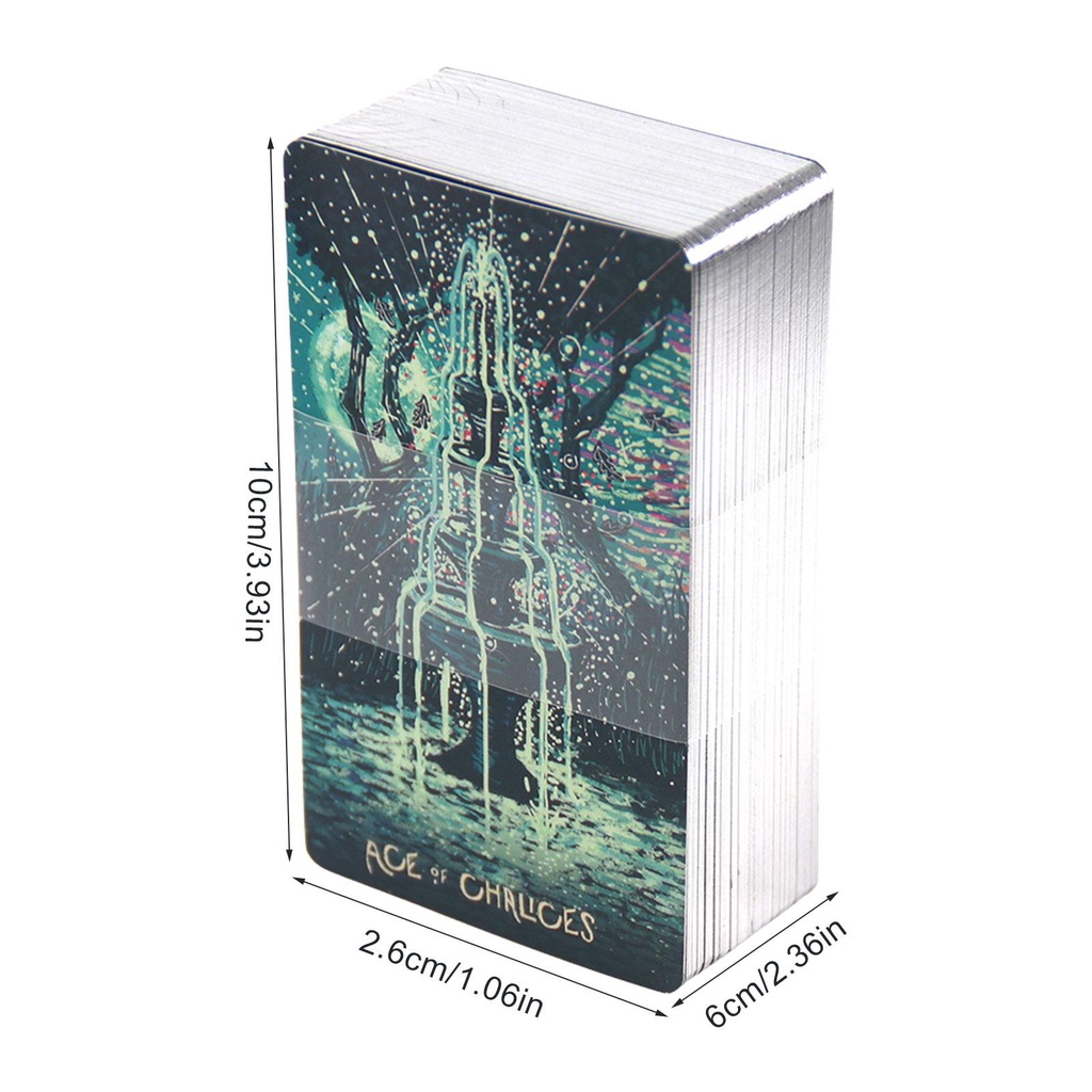 Bộ Bài Tarot 78 Lá Màu Bạc