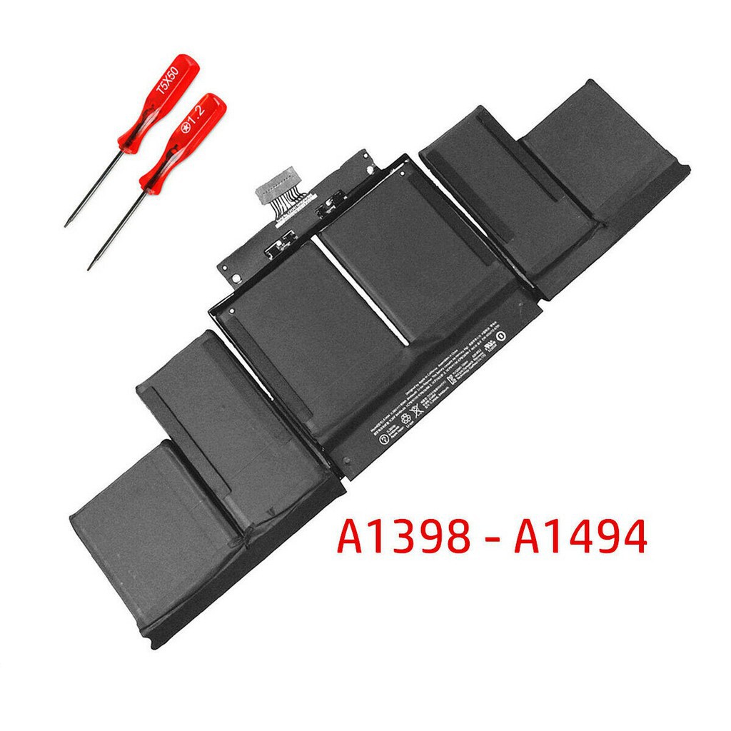 Pin Macbook Pro 15&quot; A1398 A1417 A1494 ME293 ME294 ME664 ME665 MC975 MC976 Retina 2012 Retina 2013 Late 2013 Mid 2014