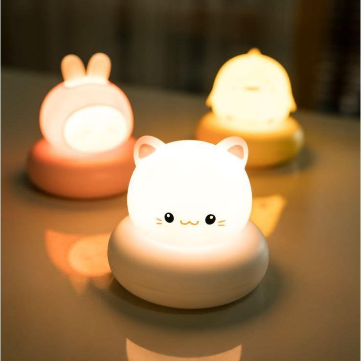 Đèn ngủ Decor pin sạc Phi thuyền Thú cưng