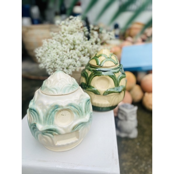 Hũ Đựng Tro Cốt Gốm Sứ Bình Dương