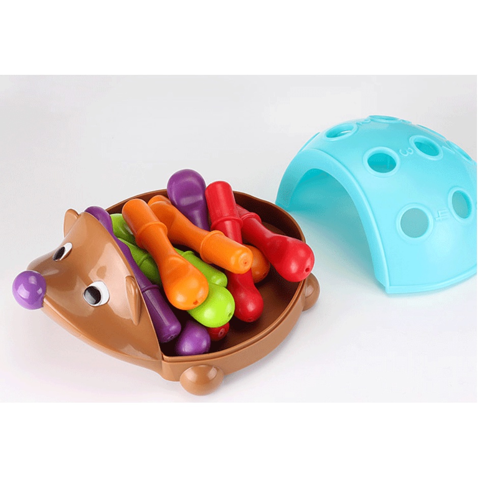 Cắm nhím màu sắc luyện vận động tinh cho trẻ  - Benzkids