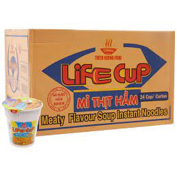 Thùng 24ly mì Thịt Hầm Life Cup Vị Hương 60gr