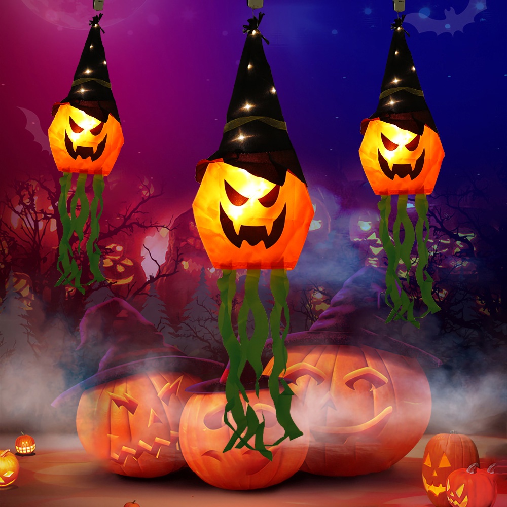 [Mới] Đèn Lồng Dạ Quang Treo Trang Trí Tiệc / Halloween Nhiều Chế Độ Sáng Tạo DIY