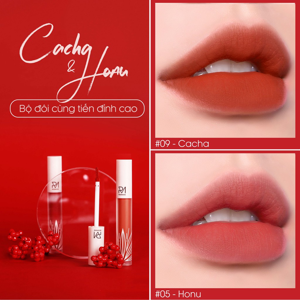 {ĐỦ 9 MÀU SON YÊU THÍCH} - SON KEM LÌ CHÍNH HÃNG ROSMAKE | BigBuy360 - bigbuy360.vn