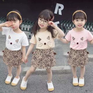 Sét bộ thun cottong siêu đẹp cho bé gái