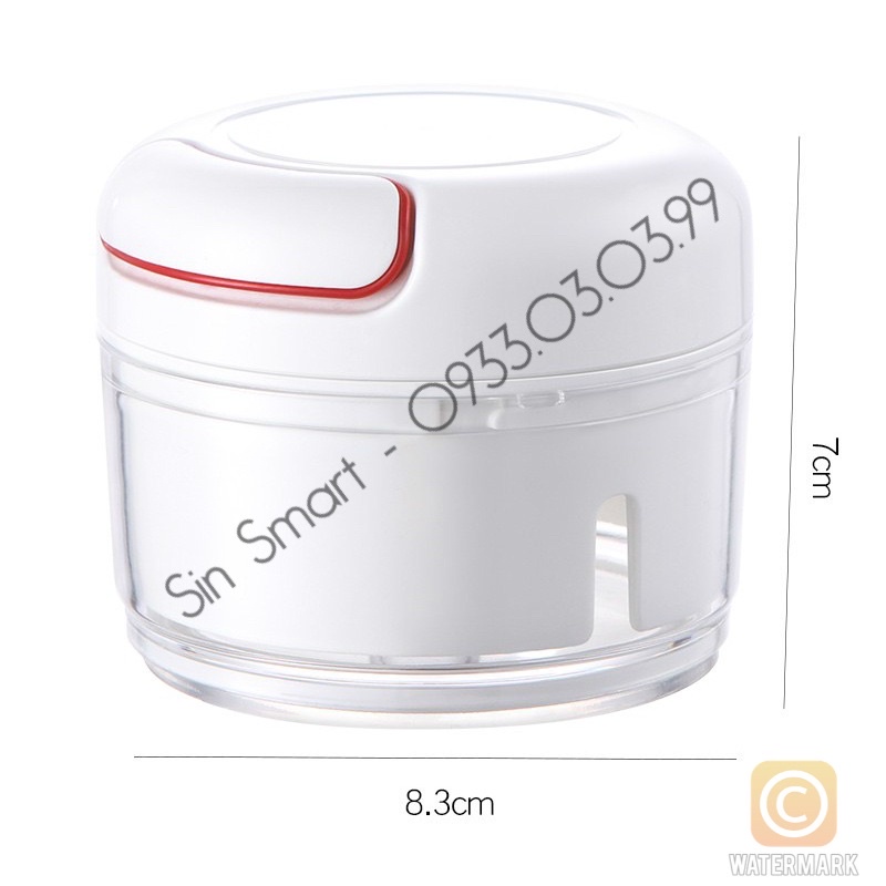 Máy xay tỏi ớt xoay ớt tỏi máy xay Mini Food Chopper đa năng cao cấp mẫu mới