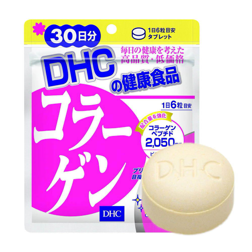 Bộ sản phẩm viên uống trẻ hóa da DHC collagen + zinc 30 ngày