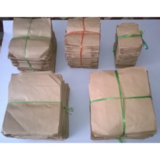 Combo 100 túi giấy xi măng cỡ to