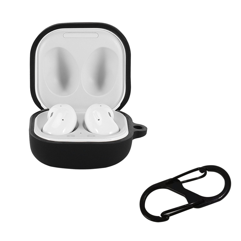 【3C】Ốp bảo vệ hộp sạc tai nghe không dây One-piece bằng silicon mềm chống bụi có thể giặt được cho S-AMSUNG Galaxy-Buds live