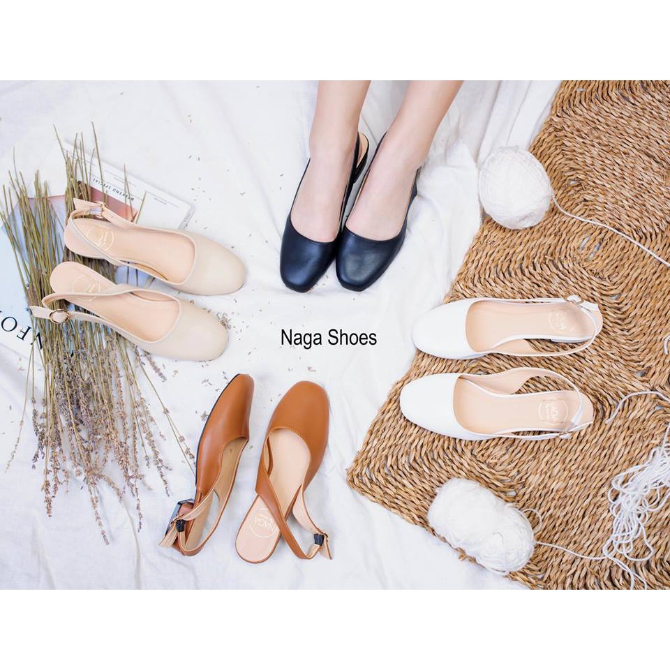 [ FORM NHỎ CHỌN LÊN 1 SIZE ] Búp bê Nagashoes mũi vuông có khóa tròn NAB22 | BigBuy360 - bigbuy360.vn