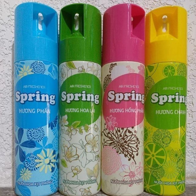 Nước hoa xịt phòng spring