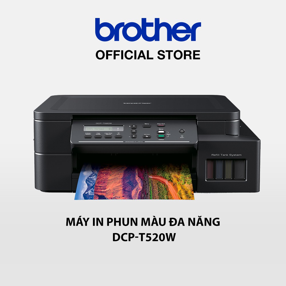 Máy in phun màu đa năng Brother DCP-T520W