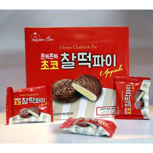 Bánh Choco Charlteok Pie Queen Bin Hàn Quốc 310gr