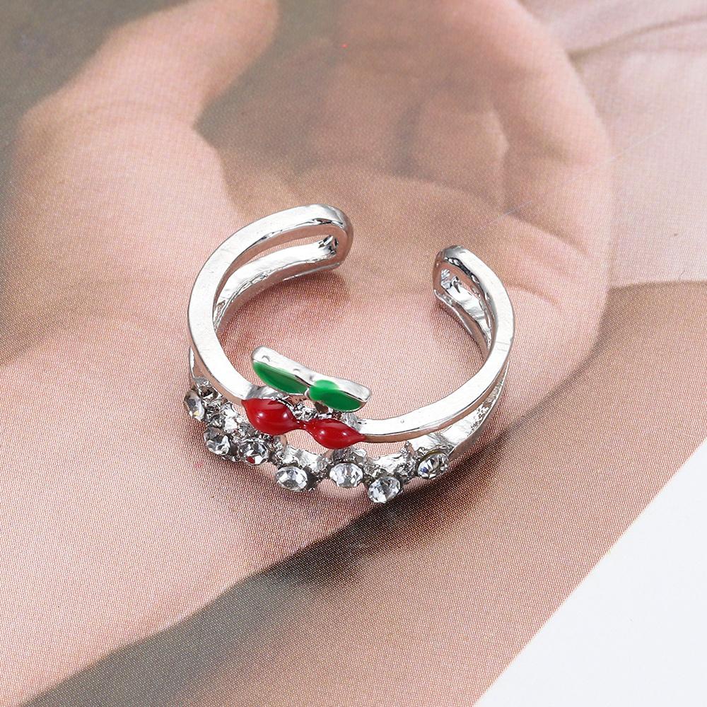 Nhẫn Hình Trái Dâu Thời Trang Dành Cho Nữ
