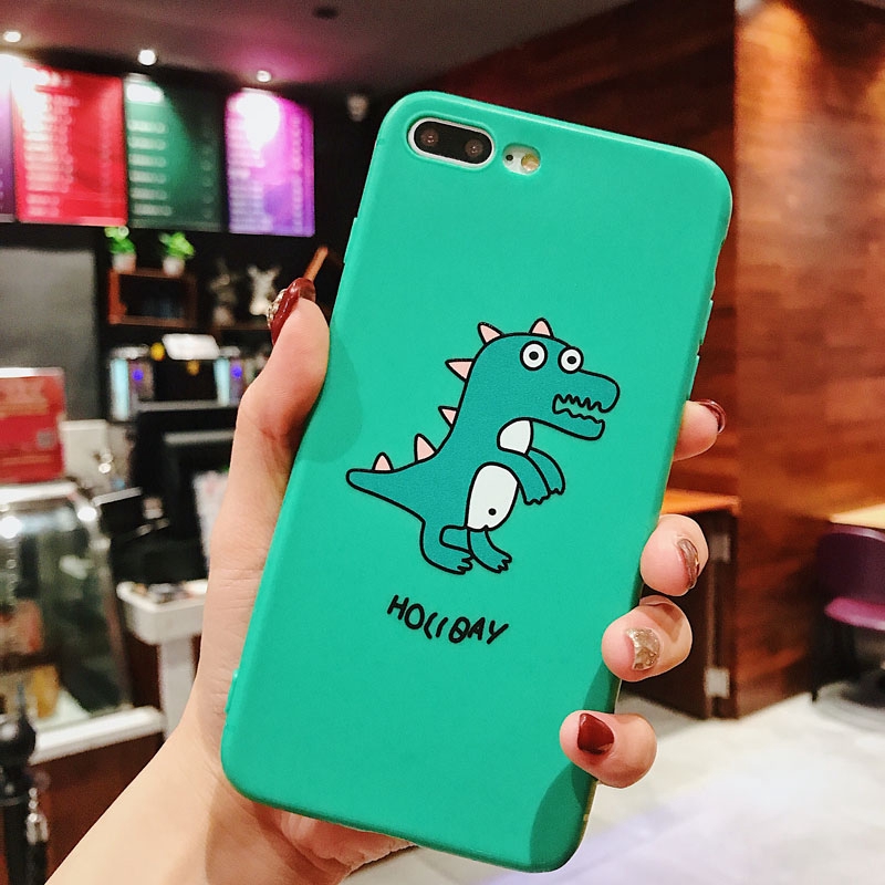 Ốp điện thoại TPU mềm in hình thú hoạt hình đáng yêu cho iPhone 6 6S 7 8 6plus 6Splus 7Plus 8Plus X XR XS XSMAX | BigBuy360 - bigbuy360.vn