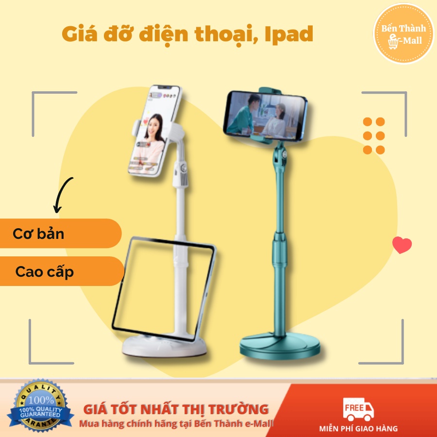 ✈️ [Freeship] GIÁ ĐỠ ĐIỆN THOẠI, IPAD, KẸP ĐIỆN THOẠI LIVESTREAM XOAY 360 ĐỘ TIỆN LỢI