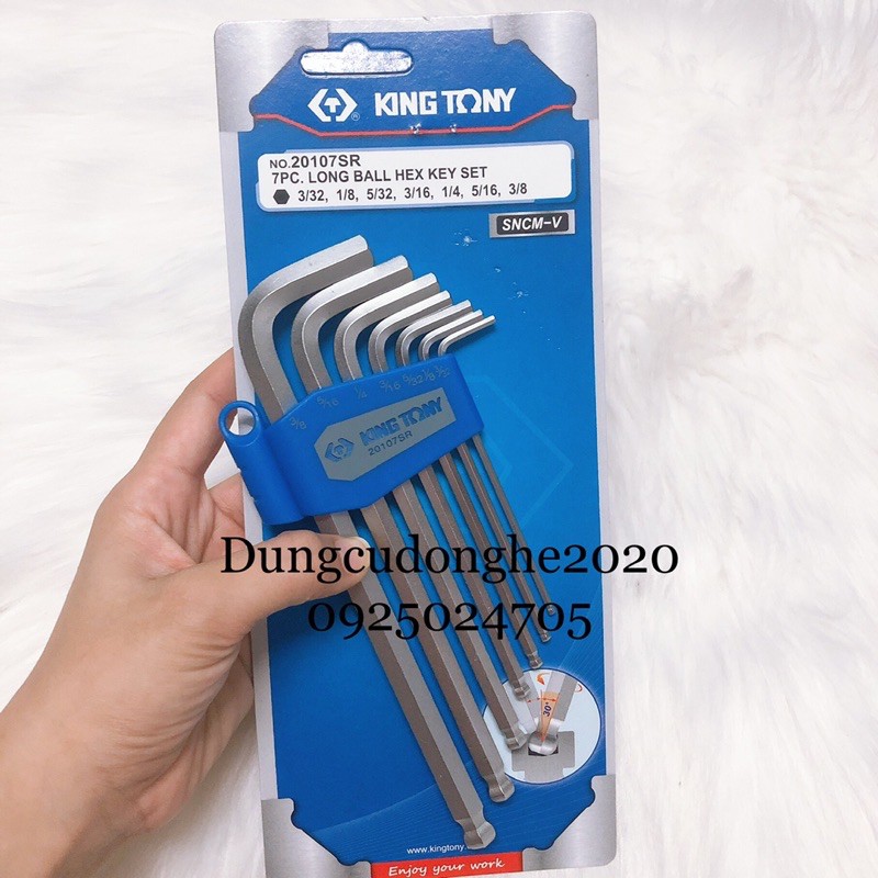 Bộ chìa lục giác Kingtony 20107MR01
