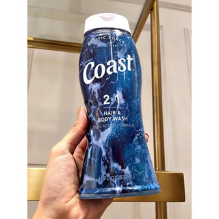 [Mẫu mới] SỮA TẮM GỘI NAM COAST HAIR&BODY WASH 532ML NHẬP MỸ