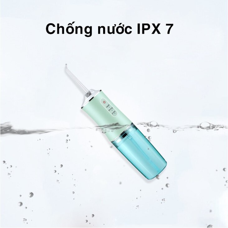 [New 2022] Máy Tăm Nước Bảo Vệ Răng Miệng Oral Irrigator - Bản Quốc Tế Cao Cấp Tiêu Chuẩn Châu Âu - Hàng Chính Hãng