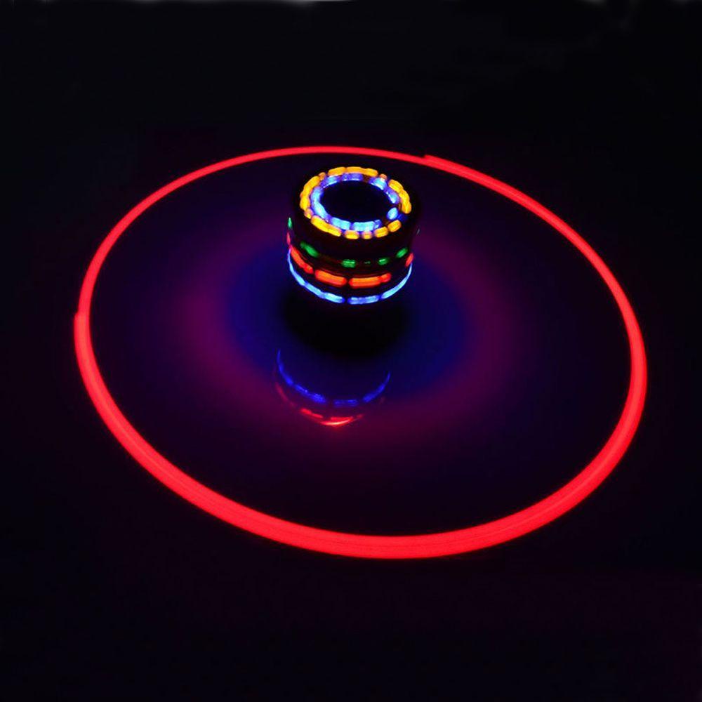 Con Quay Đồ Chơi REBUY1 Bằng Gỗ Có Đèn LED Laser Nhiều Màu Sắc Thú Vị Cho Trẻ Em