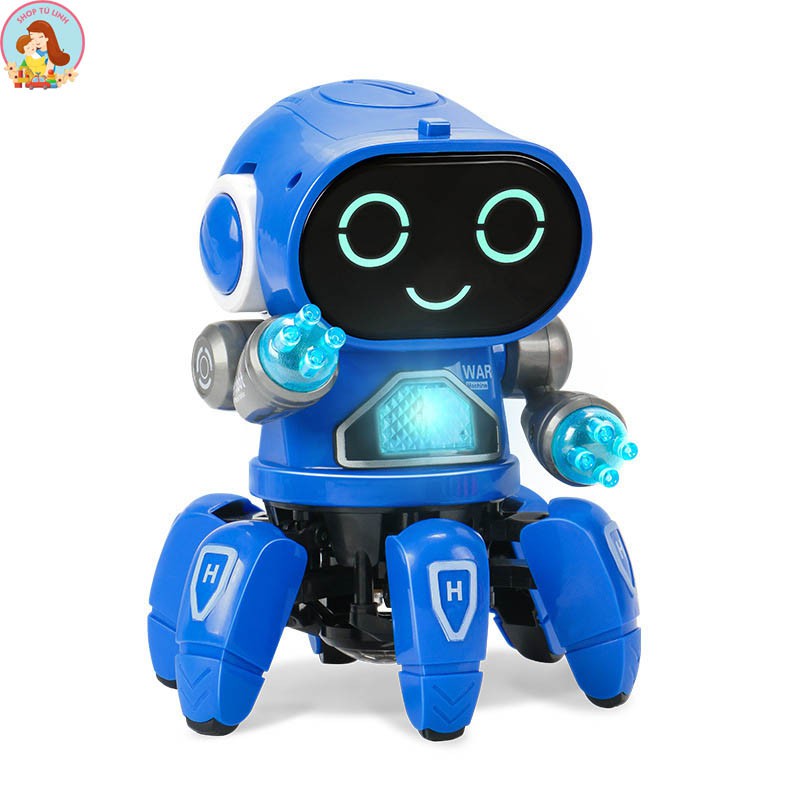 Đồ Chơi Trẻm Em Robot Dancer Nhảy Múa phát sáng Cho Bé Trai, Bé Gái,Có Đèn Có Nhạc Giả Trí Vui Nhộn