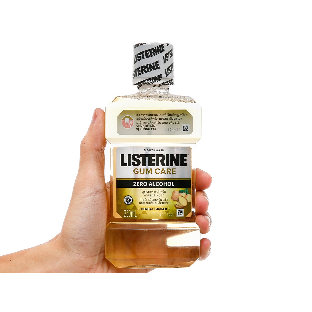 Nước Súc Miệng Listerine Gum Care Giúp Nướu Chắc Khỏe - Dung Tích 250ml