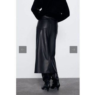 Chân váy Da Zara Authentic sz Xs