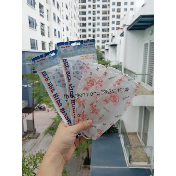Set 50c khẩu trang KF94 trẻ em 4-10y 👧🧒 | BigBuy360 - bigbuy360.vn