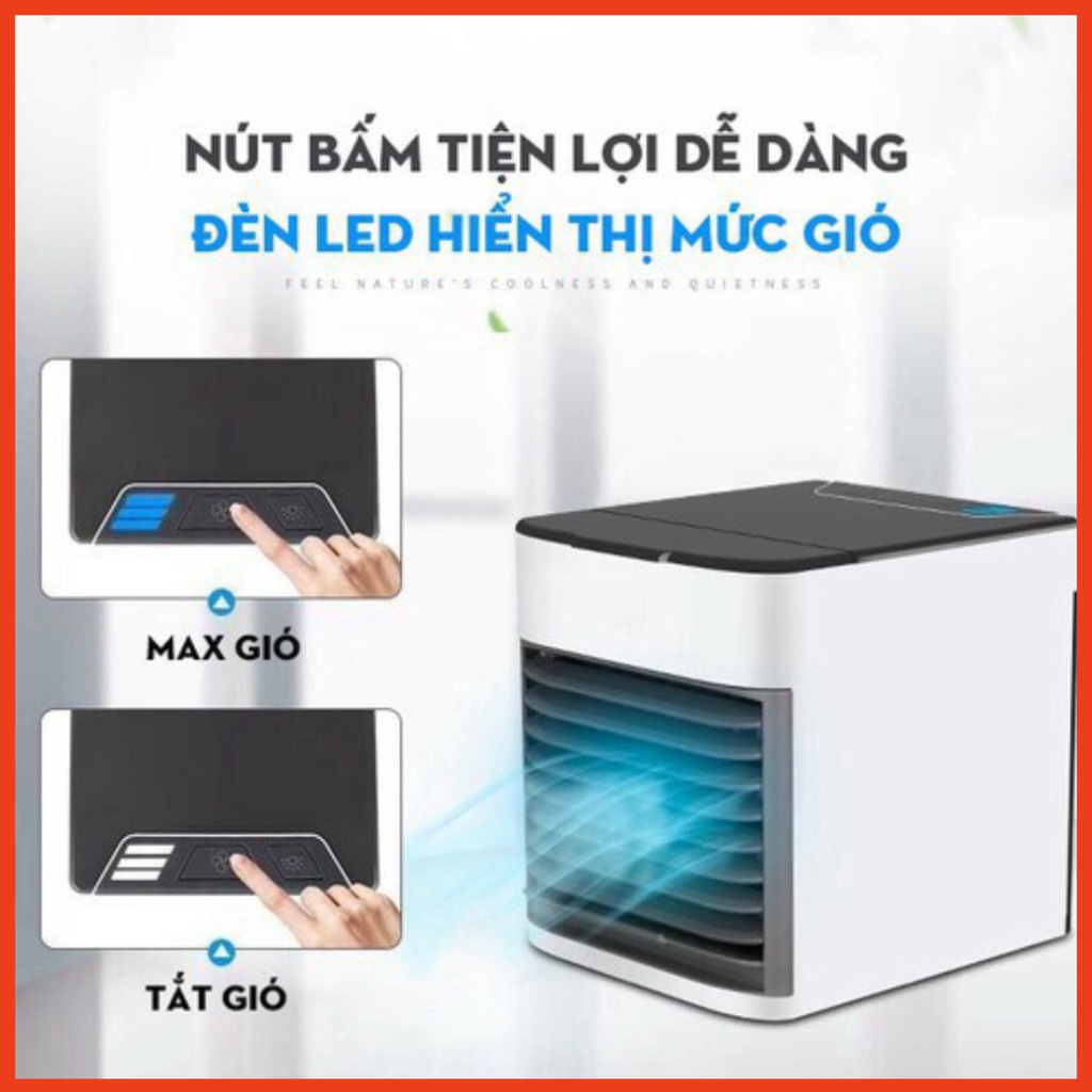Quạt Điều Hòa Mini - Máy Điều Hòa Hơi Nước Siêu Mát - Điều Hoà Phun Sương