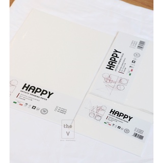 Giấy vẽ phác thảo, chì happy 160gsm - a5/a4/a3/a2