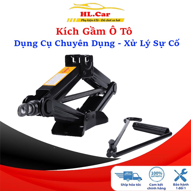 Bộ Kích Nâng Gầm Xe Ô Tô, Xe Hơi 2Tấn - Kích Chữ A Đầu Bám Xoay 360 độ Giúp Dễ Dàng Thao Tác Hơn