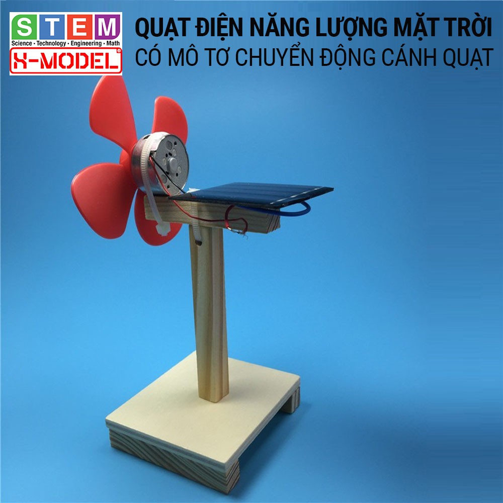 Đồ chơi sáng tạo STEM tự làm quạt điện chạy năng lượng mặt trời XMODEL ST110 Đồ chơi cho bé[ Giáo dục STEM]