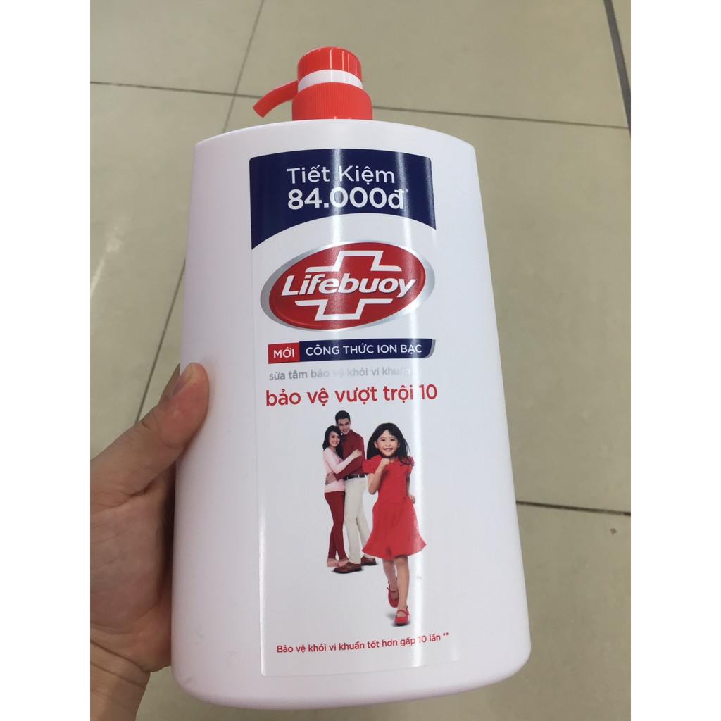 Sữa tắm Lifebuoy Chai 1,1kg (dạng chai lớn mới)