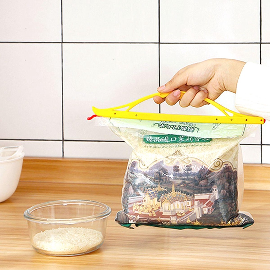 IVORY Thanh Kẹp Bảo Quản Thức Ăn Bằng Nhựa Siêu Bền Tiện Dụng Cho Nhà Bếp