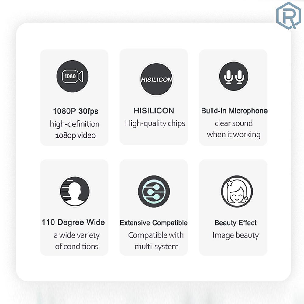 Webcam C60 1080p Full HD Hỗ Trợ Quay Video Có Mic Dành Cho Máy Tính | BigBuy360 - bigbuy360.vn