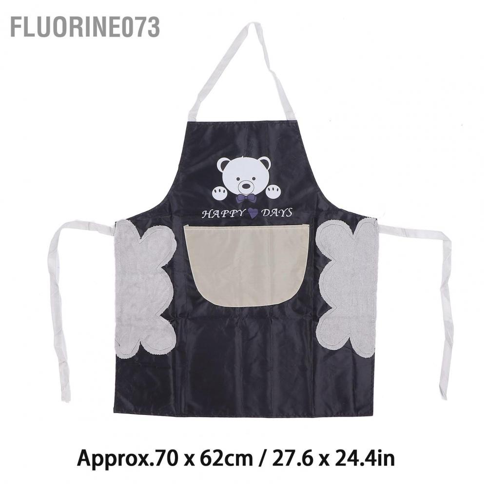 [Hàng mới về] Tạp dề polyester chống thấm nước thời trang có túi hỗ trợ làm móng tay/ nấu ăn