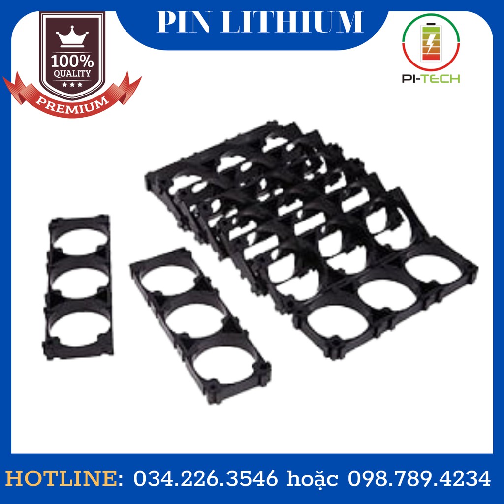 Thanh cố định pin lithium 32650 (3 ô)