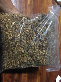 1kg hoa đu đủ đực khô (đã sao vàng hạ thổ)