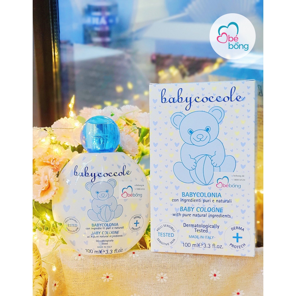 Nước Hoa chiết xuất hoa sen Babycoccole 0M+ Ý 100ml