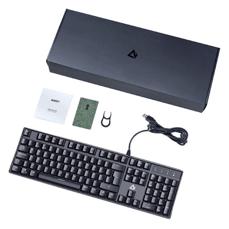 Bàn phím cơ AUKEY KMG16 Màu xanh lam Công tắc 104 phím