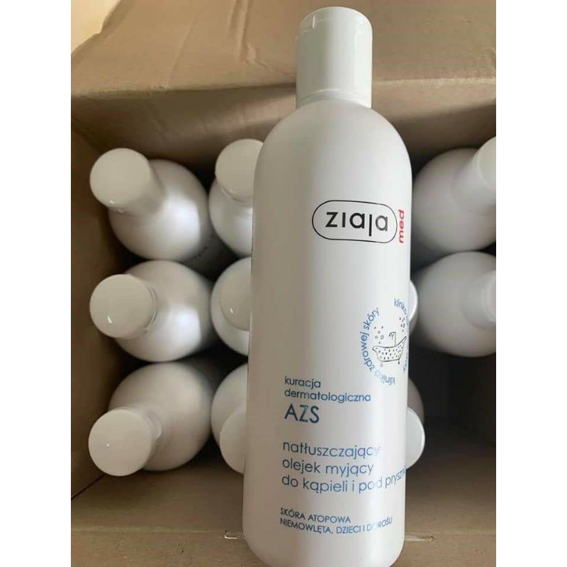 [ Chính hãng] Dầu tắm Ziaja Med Atopy  Azs 270ml