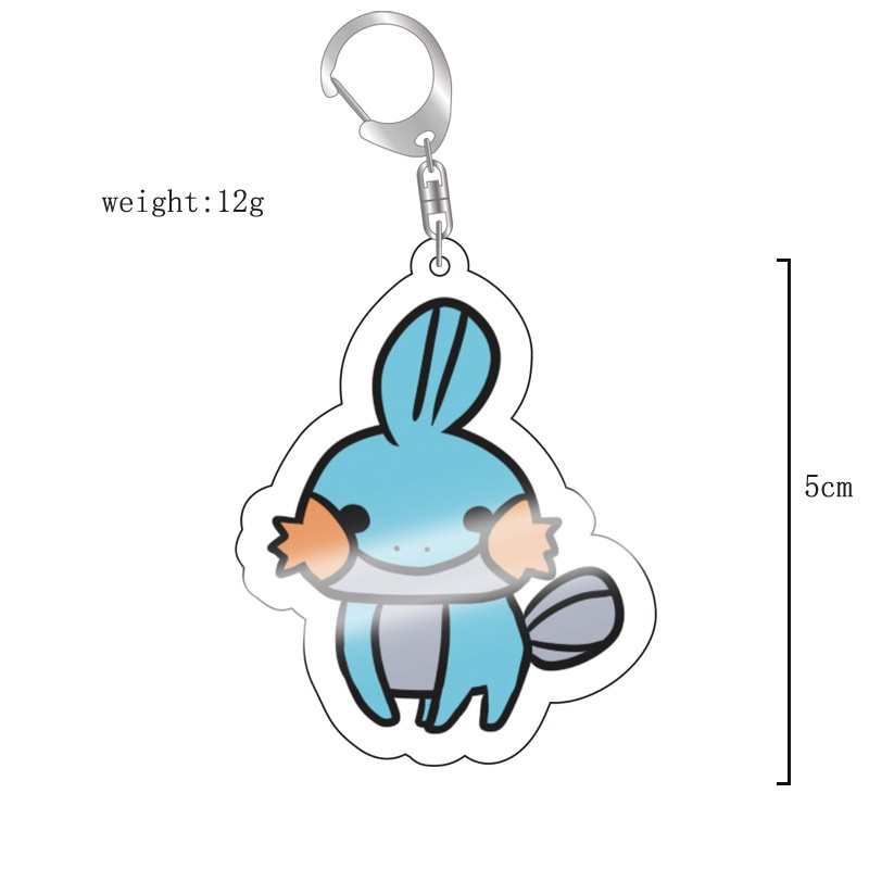 Móc khóa acrylic hình nhân vật Pokemon